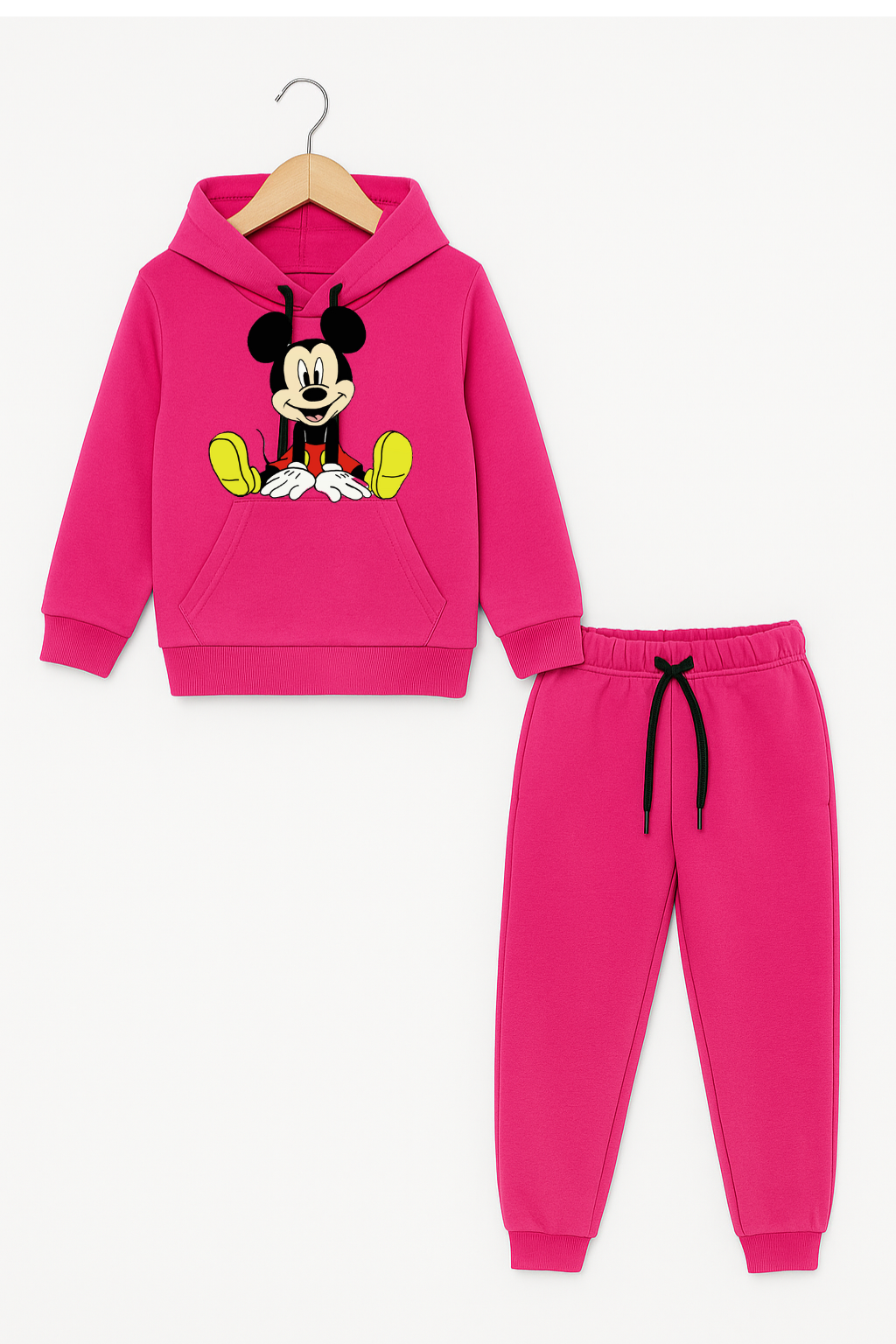 Mickey Mouse Fuchsia Hoodie Tracksuit Girls 402