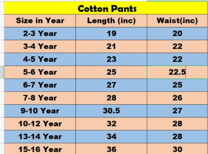 His&Hers Kid's Skin Color Cotton Pants