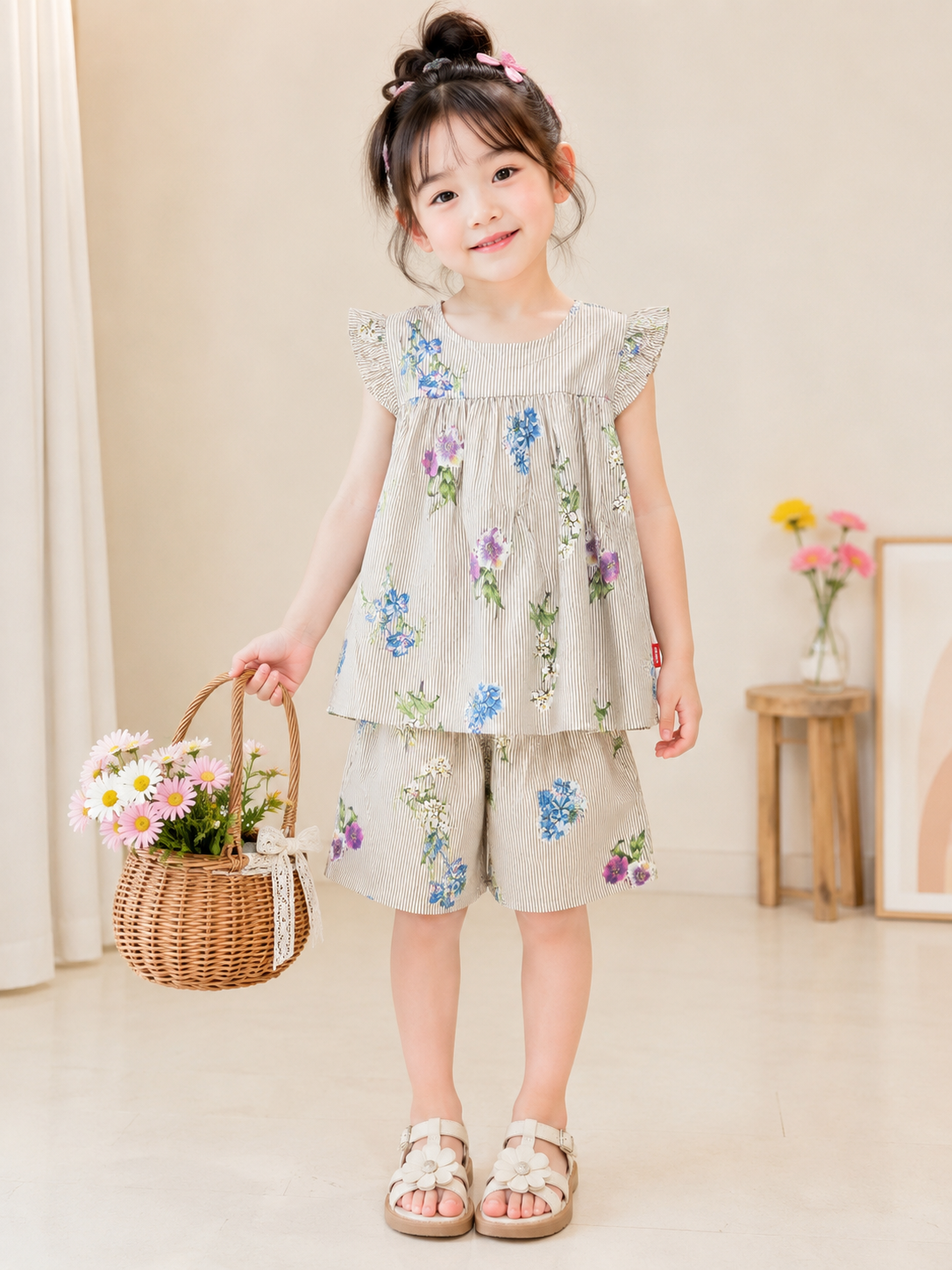 Vintage Meadow Floral Co-Ord Set