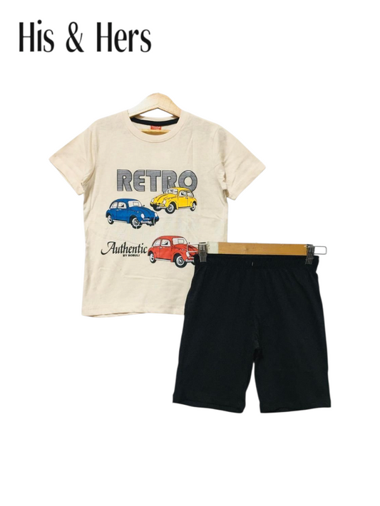 RETRO Cream  Nicker Suit Boys 451