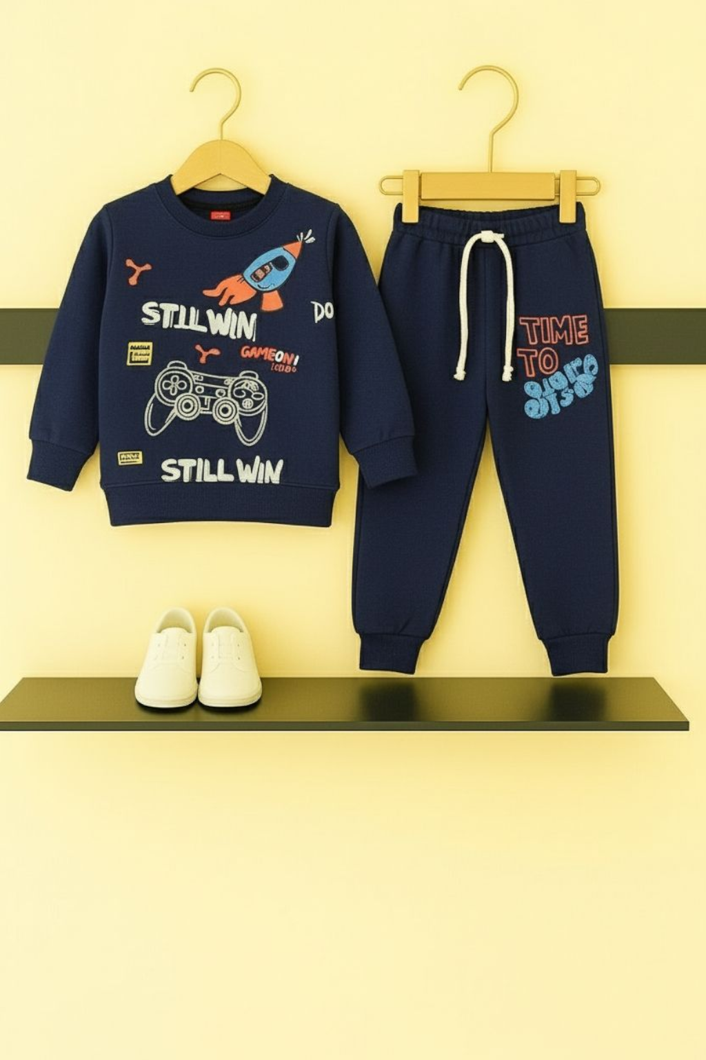 "Time To Play" Navy Tracksuit Boys 289