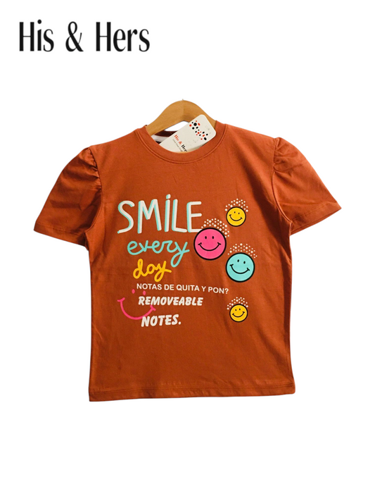 SMILE  Carrot T-Shirt Girls 103