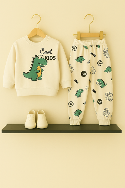 COOL KIDS Cream Color Tracksuit Boys 230