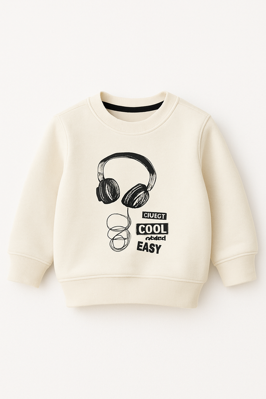 "Kids Off-White Headphone Print Sweatshirt – Cool & Easy Style" 271