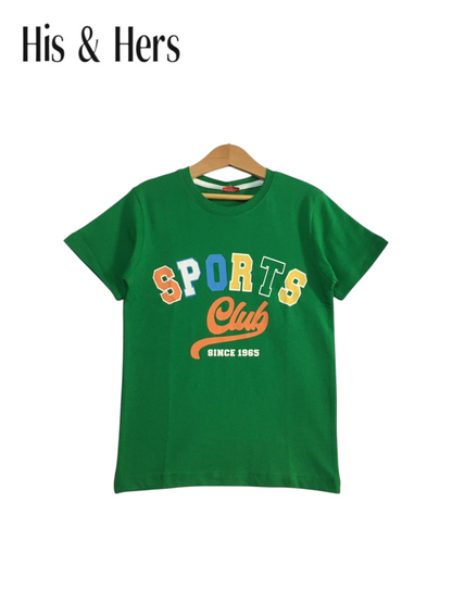 Sports Club Green T-Shirt Boys 440