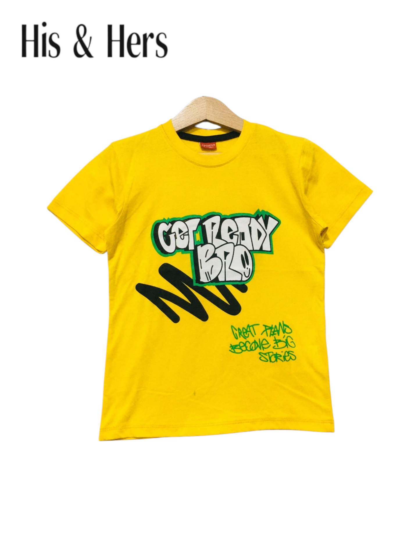 Get ready Bro  Yellow T-Shirt Boys 214