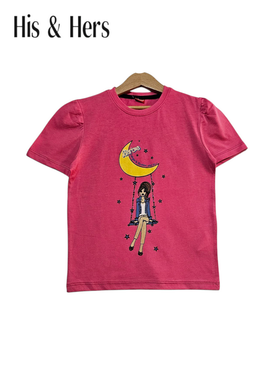Barbie Girl Pink T-Shirt Girls 239