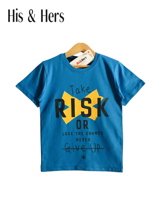 Risk Blue T-Shirt Boys 109