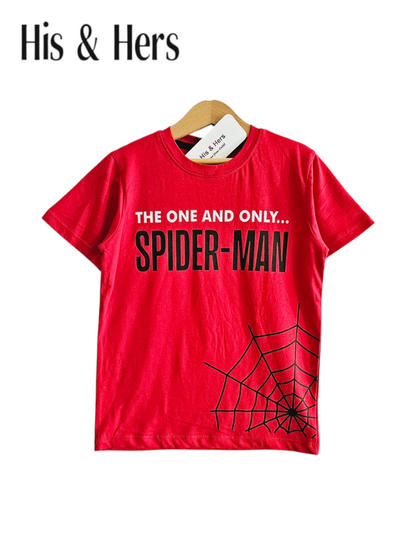 Spiderman Kid's Red T-Shirt Boys 108
