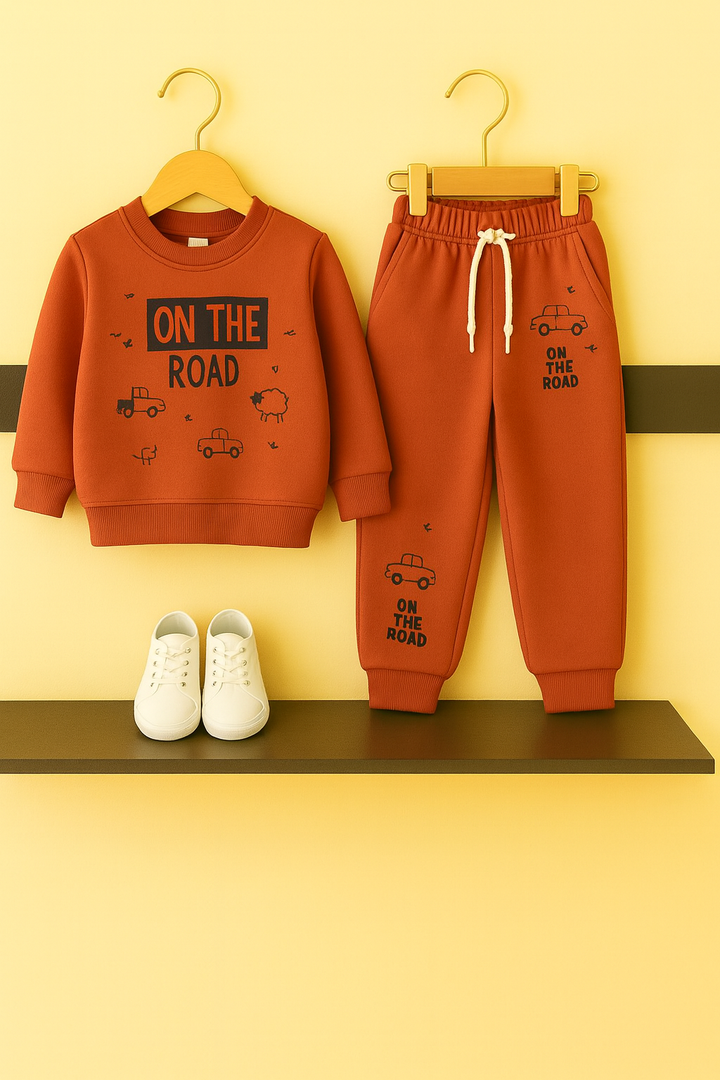"On The Road" Reddish Carrot Tracksuit Boys 521