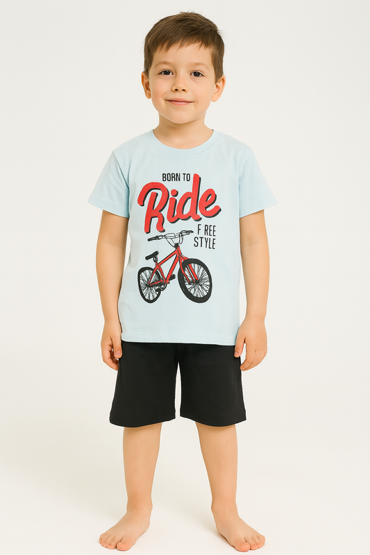 Ride Light Blue Nicker Suit Boys 450