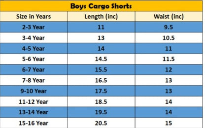 6 Pocket Cargo Boys Shorts -Light Brown Color 249