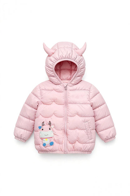 Imported Puffer Jacket -Pink