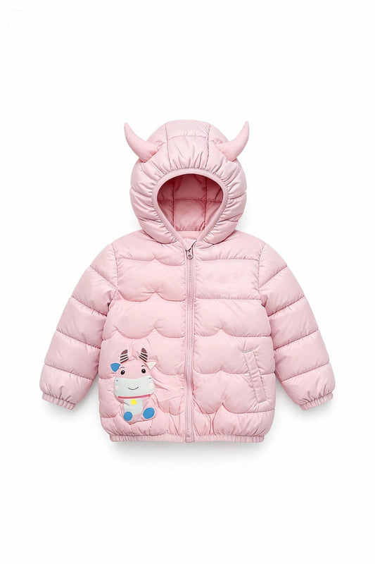 Imported Puffer Jacket -Pink