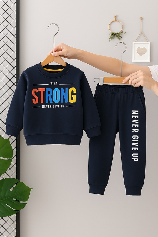 STRONG Smog Gray Tracksuit Boys 303