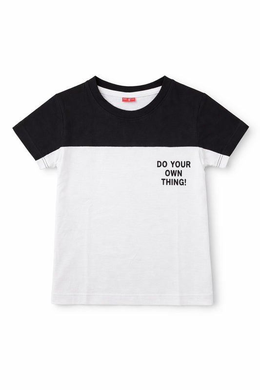 Black & White Combo Basic T-Shirt