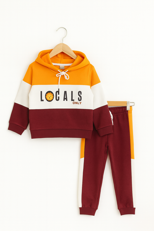 LOCALS Panel Hoodie Tracksuit Boys 291