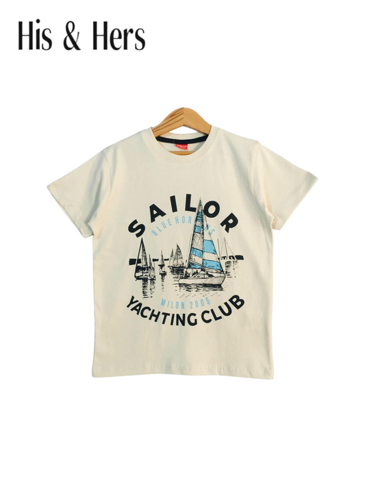 SAILOR Off-white T-Shirt Boys 456