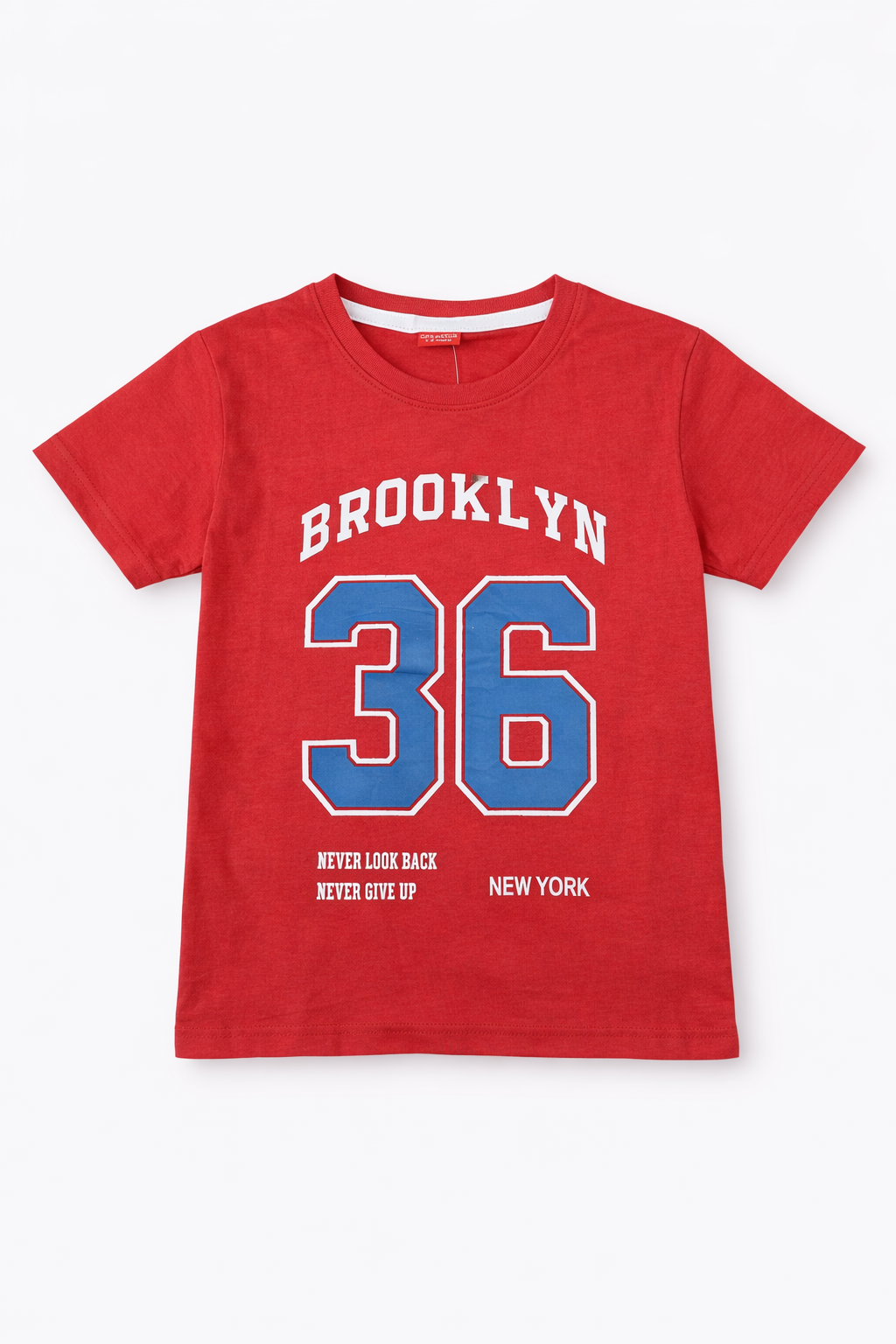 BROOKLYN 36  Printed Red  T-Shirt 226
