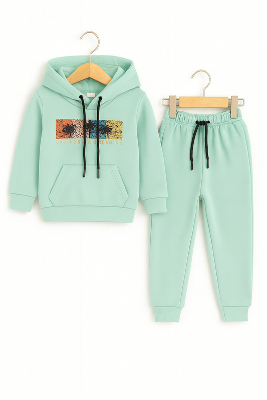 CALIFORNIA DREAMING Grey Hoodie Tracksuit 402