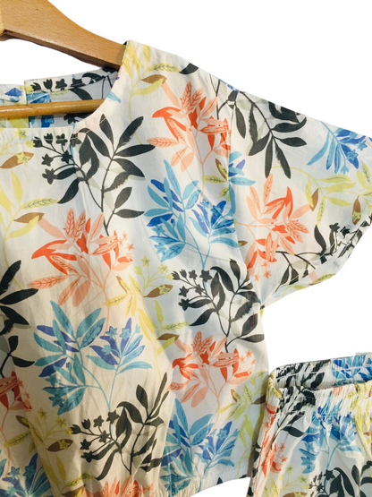 Multicolor Leaves Skate Fish Girls 219