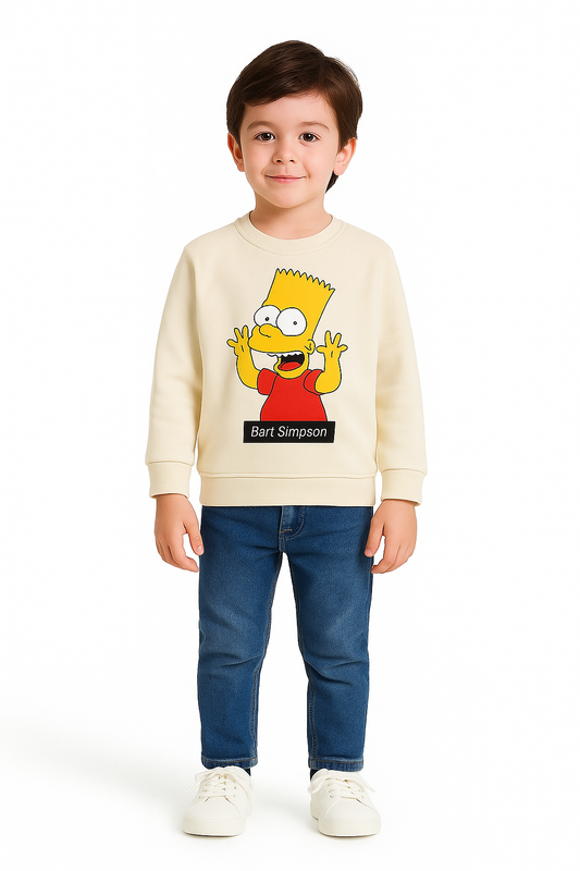 Bart Simpson Skin Sweatshirt Boys 284