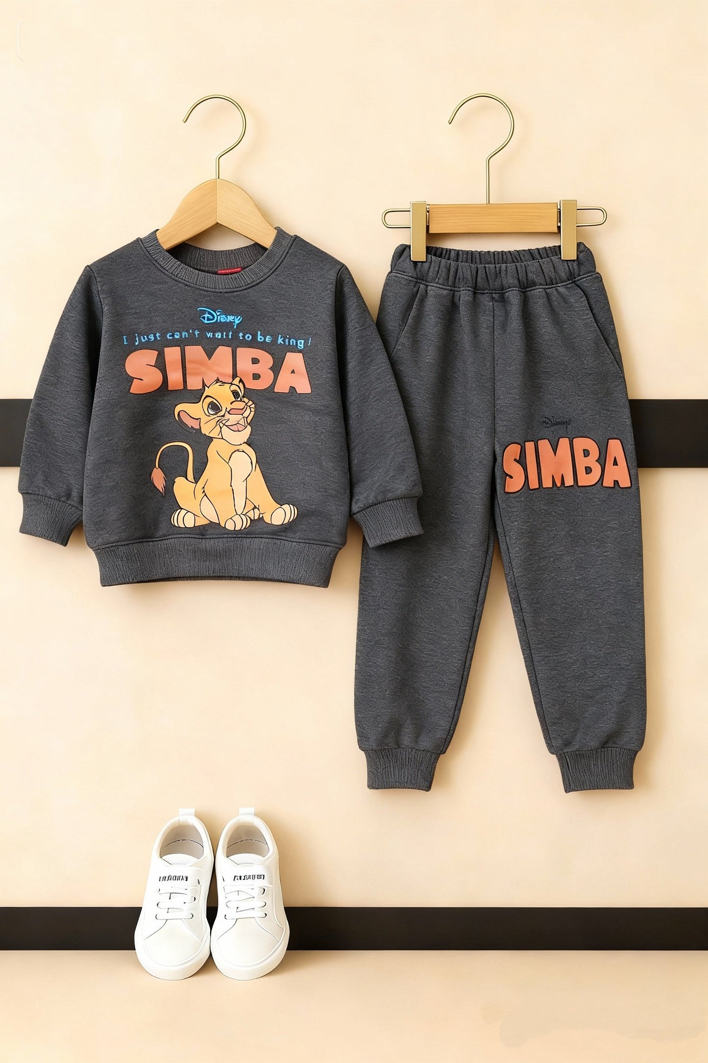 SIMBA Printed Dark Grey Tracksuit Boys 518