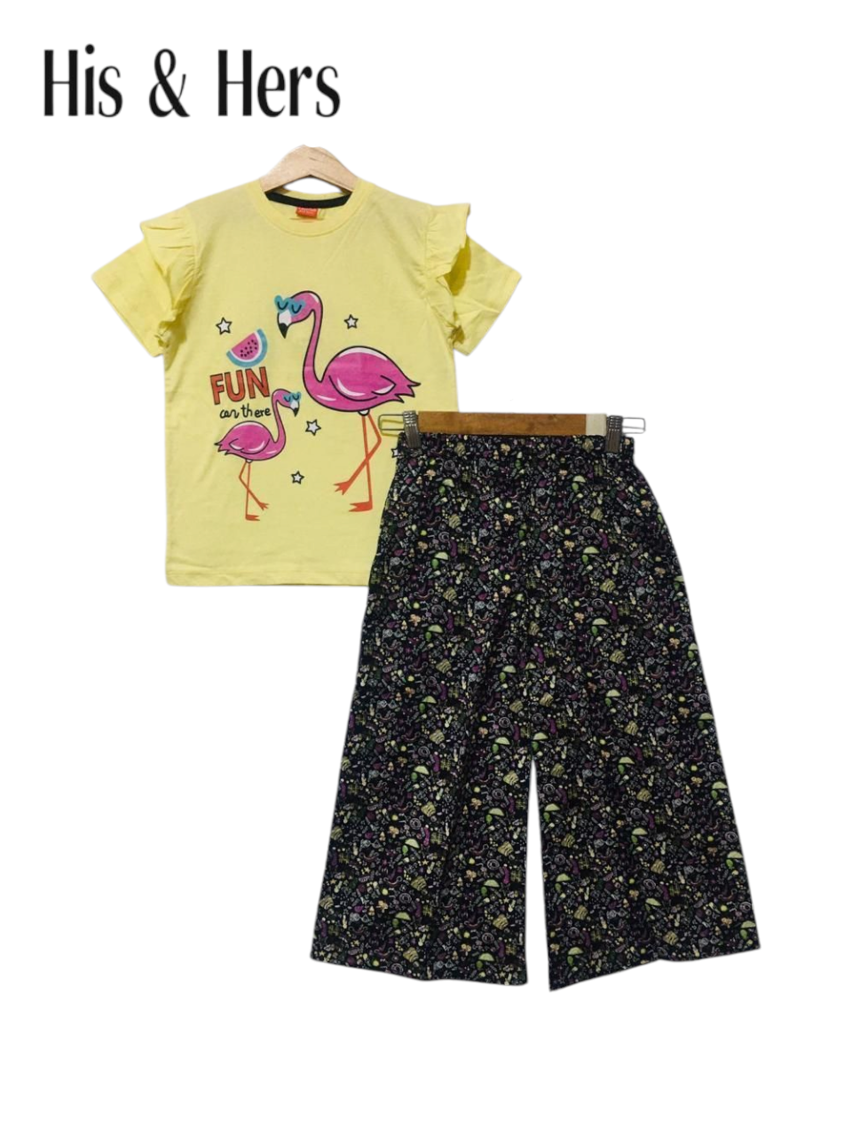 FUN Yellow T-Shirt & Cotton Flapper Girls 203