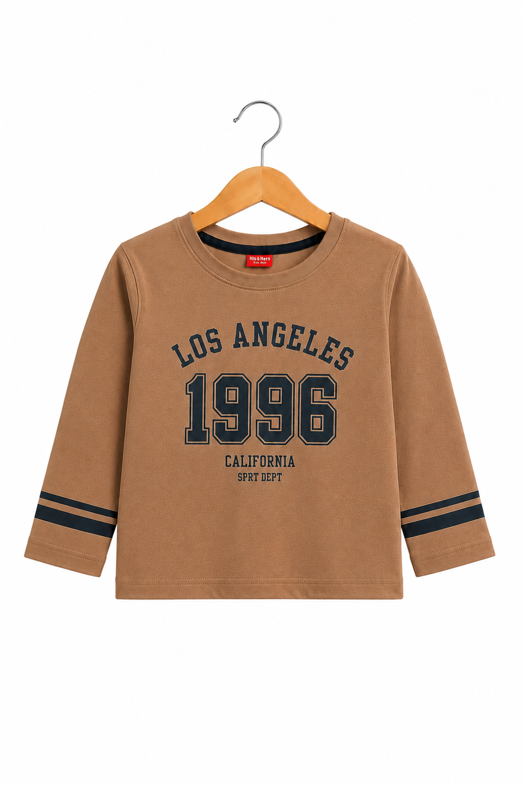 Los Angeles 1996 Printed Brown T-Shirt 705
