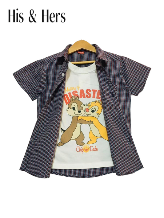Multicolor Checked Double Casual Shirt 210