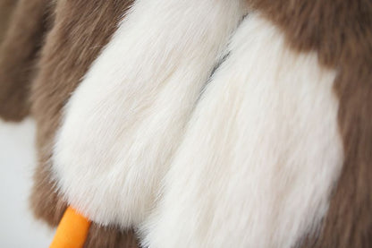 Penguin Plush Jacket-Brown 923