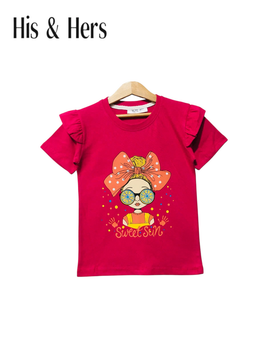 Sweet Girl Pink T-Shirt Girls