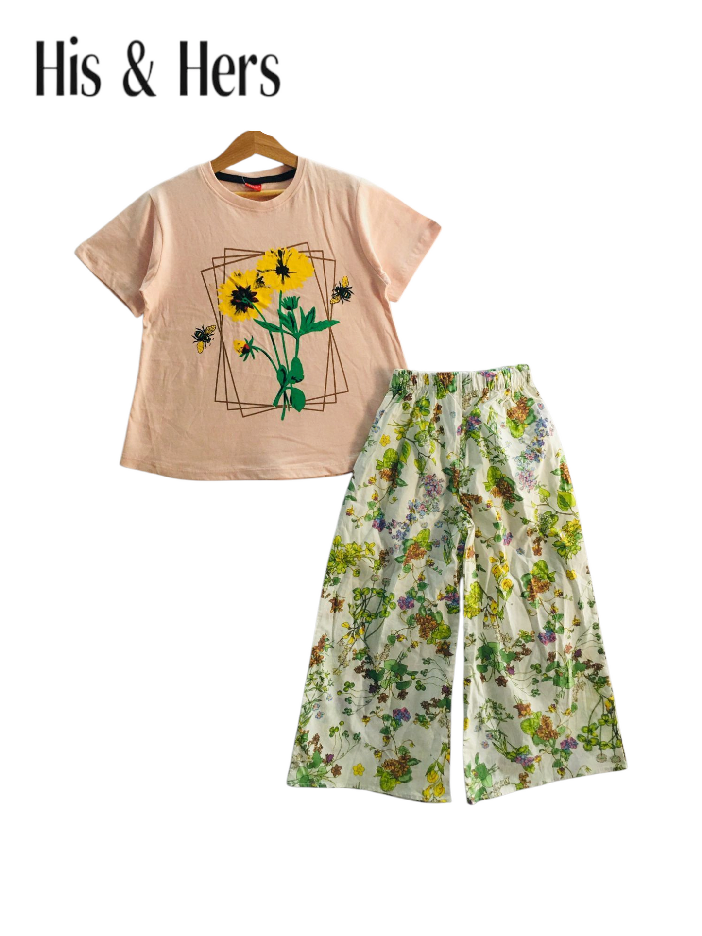 Sunflower Light Pink T-Shirt & Cotton Flapper Girls 204