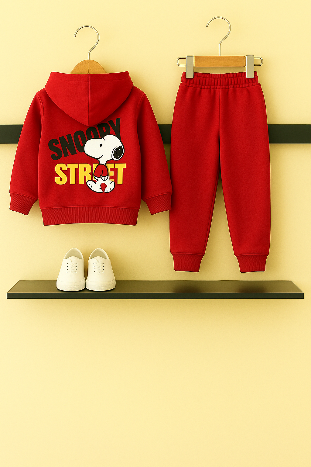 SNOOPY  Red Zipper Hoodie Tracksuit 131