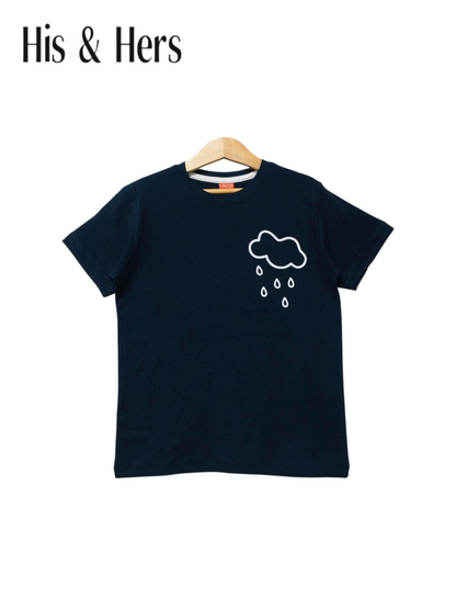 Rain Black  T-Shirt Boys 456