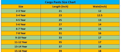 Side Pocket Cargo Jeans -Mid Blue 207