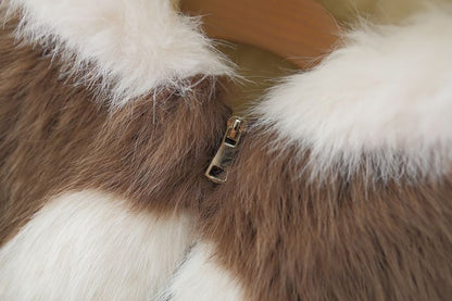 Penguin Plush Jacket-Brown 923