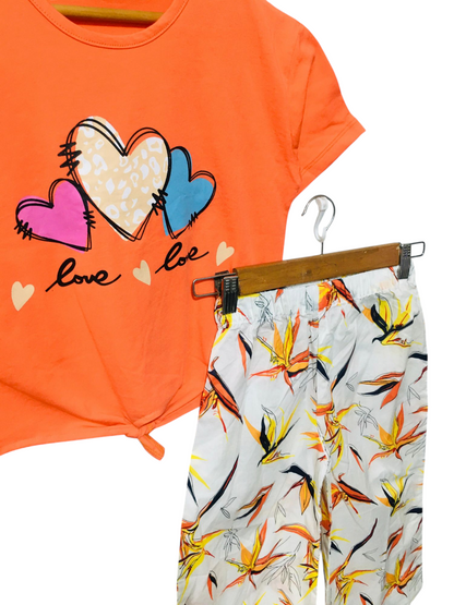 Love&Love  Carrot T-Shirt &Cotton Flapper Girls [1-5Year] 109