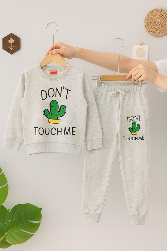 Don't Touch Me Oatmeal Tracksuit Unisex 306