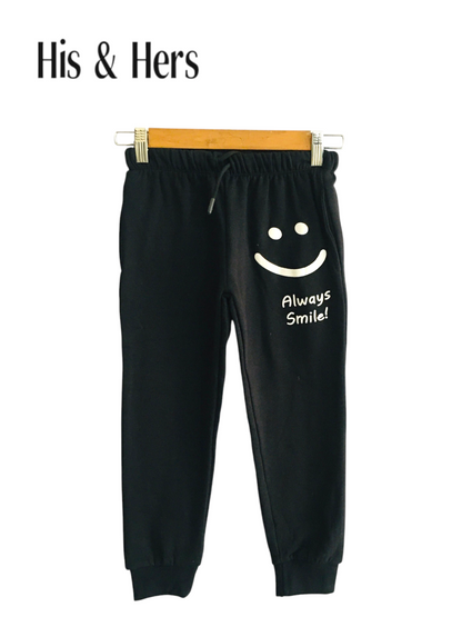 Always Smile Black Trousers Boys
