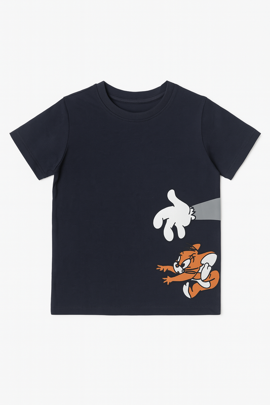 Jerry Black Grey T-Shirt Boys