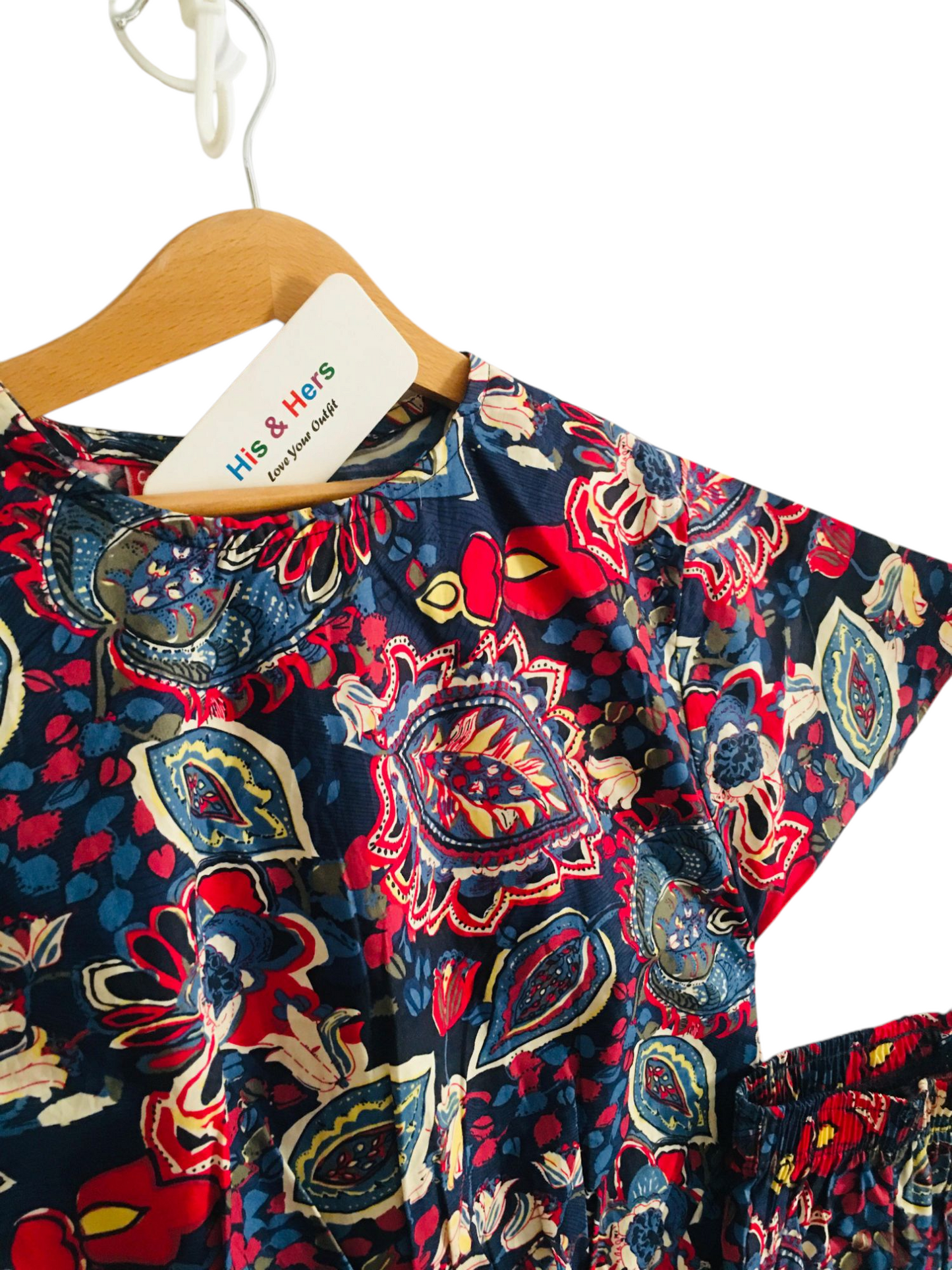 Paisley Pattern All Over Print Skate Fish Girls 244
