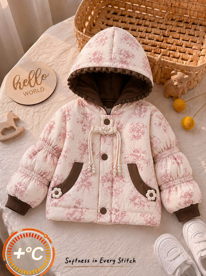 Blossom Pearl Puffer Jacket 🌸-Pink 907+913+909