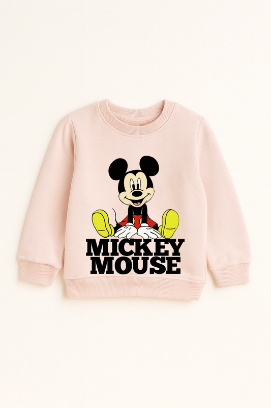 Mickey Mouse Light Pink Sweatshirt Girls 435