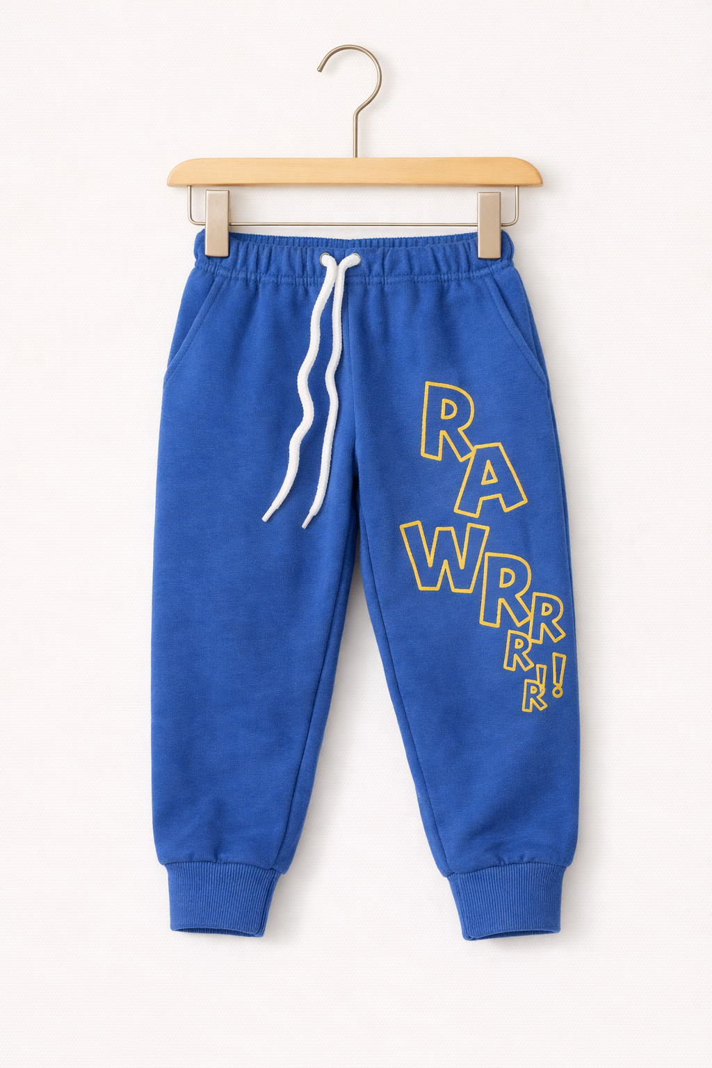 RAWRRR Blue Fleece Jogger Pants