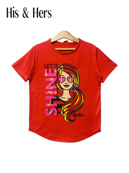 SHINE Red T-Shirt Girls 107