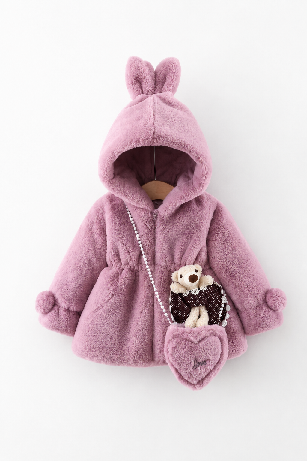 Royal Berry Bunny Coat -Pink 924