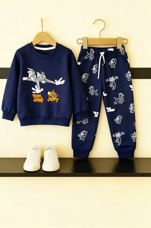 Tom and Jerry Navy Blue Tracksuit Boys 214