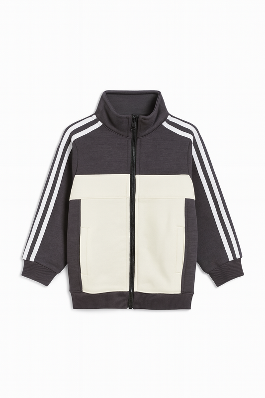 Grey & White Jacket Boys