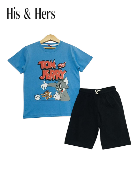 Tom and Jerry Blue Nicker Suit Boys 258